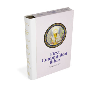 NCB First Communion Bible - White - Indexed - W2404/FCG-I