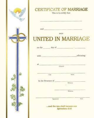 Marriage Certificate - BRTXC101-BOX-50