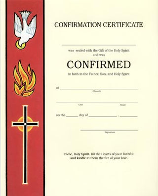 Confirmation Certificate - BRTXC104-BOX/50