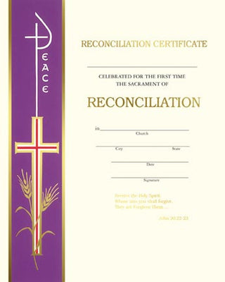 Reconciliation Certificate - BRTXC105-BOX/50