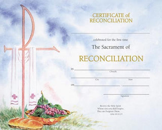 XD105 Reconciliation Certificate